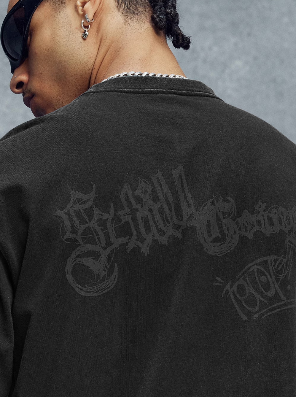 1807 Hand Painted Angel Print Tee | Face 3 Face