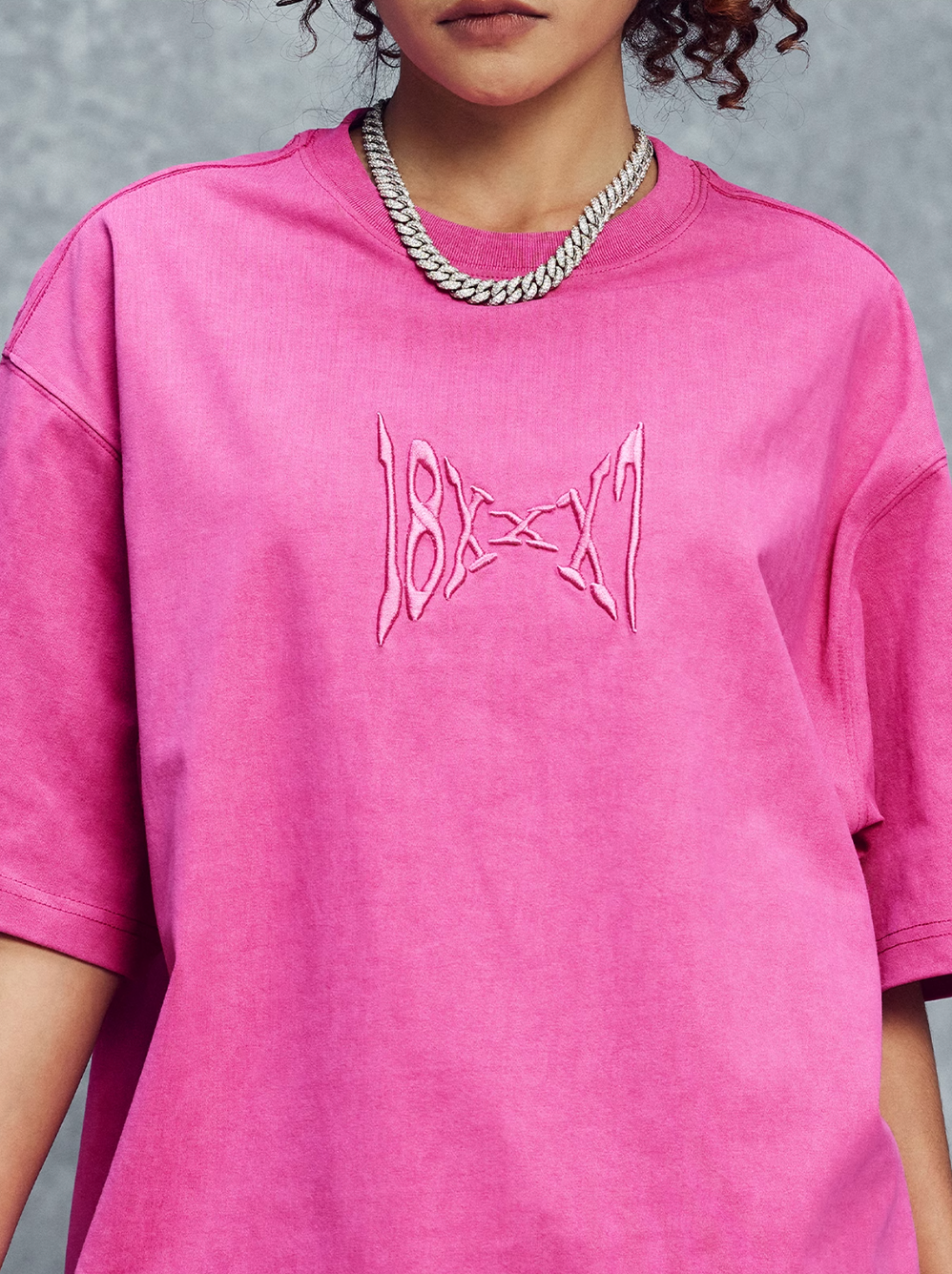 1807 18XXX7 3D Embroidered Tee | Face 3 Face