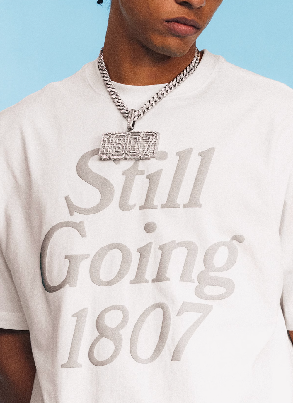 1807 Still Going Foam Print Tee | Face 3 Face