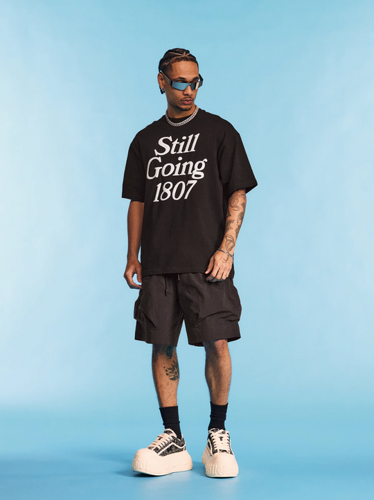 1807 Still Going Foam Print Tee | Face 3 Face