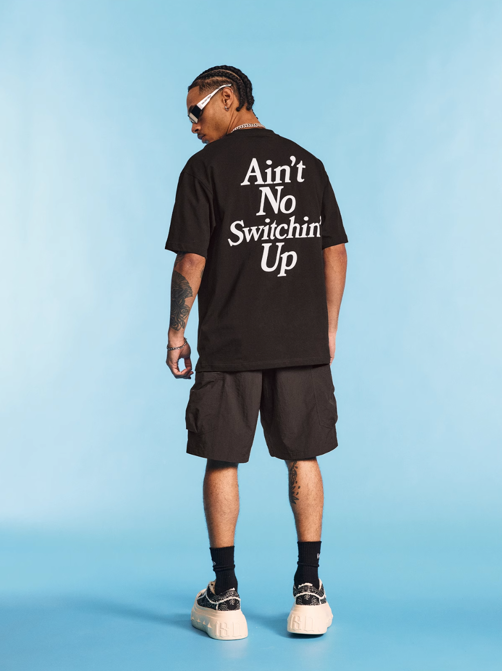 1807 Still Going Foam Print Tee | Face 3 Face