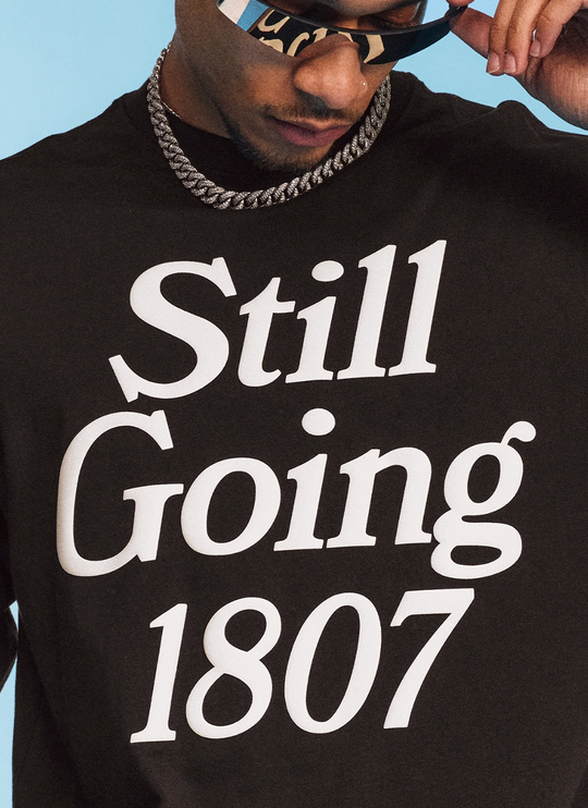 1807 Still Going Foam Print Tee | Face 3 Face