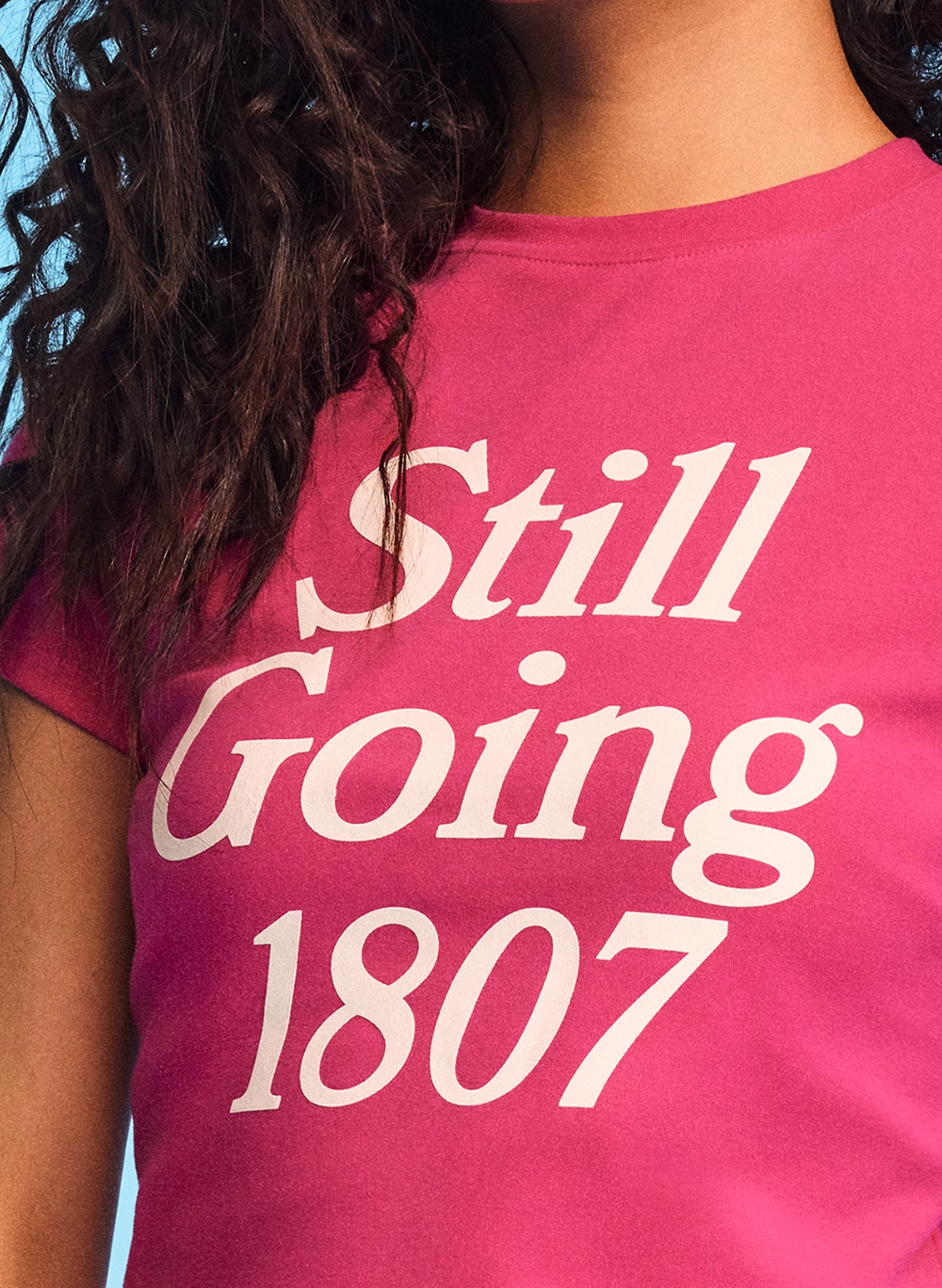 1807 Still Going Cropped Slim Tee | Face 3 Face
