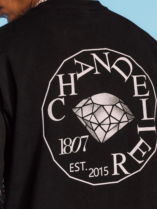 1807 SWAROVSKI Crystal Visual Print Diamond Tee | Face 3 Face