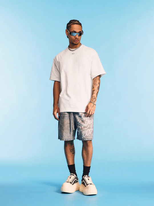 1807 SWAROVSKI Crystal Logo Tee | Face 3 Face