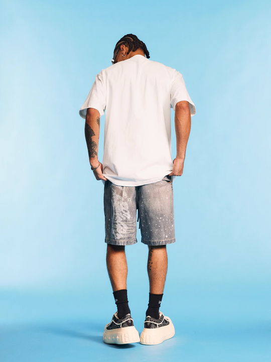 1807 SWAROVSKI Crystal Logo Tee | Face 3 Face