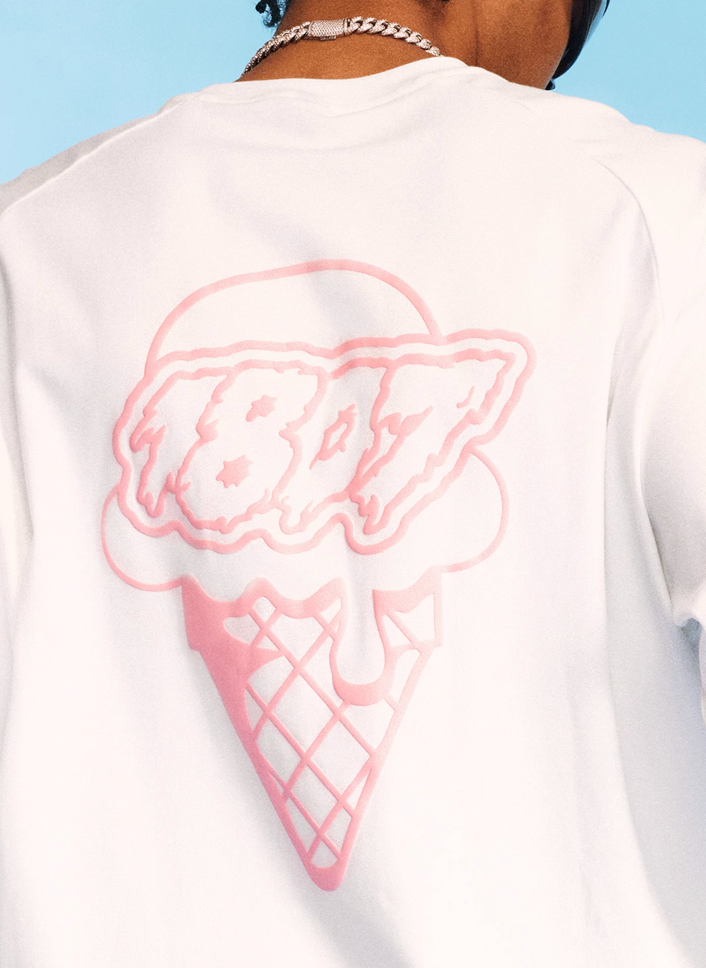 1807 Ice Cream Logo Printed Long Sleeve Tee | Face 3 Face