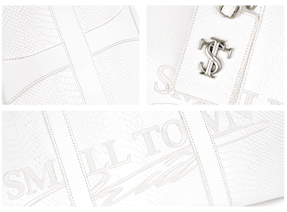 Small Town Kid Snake Pattern Leather Weekender Bag | Face 3 Face