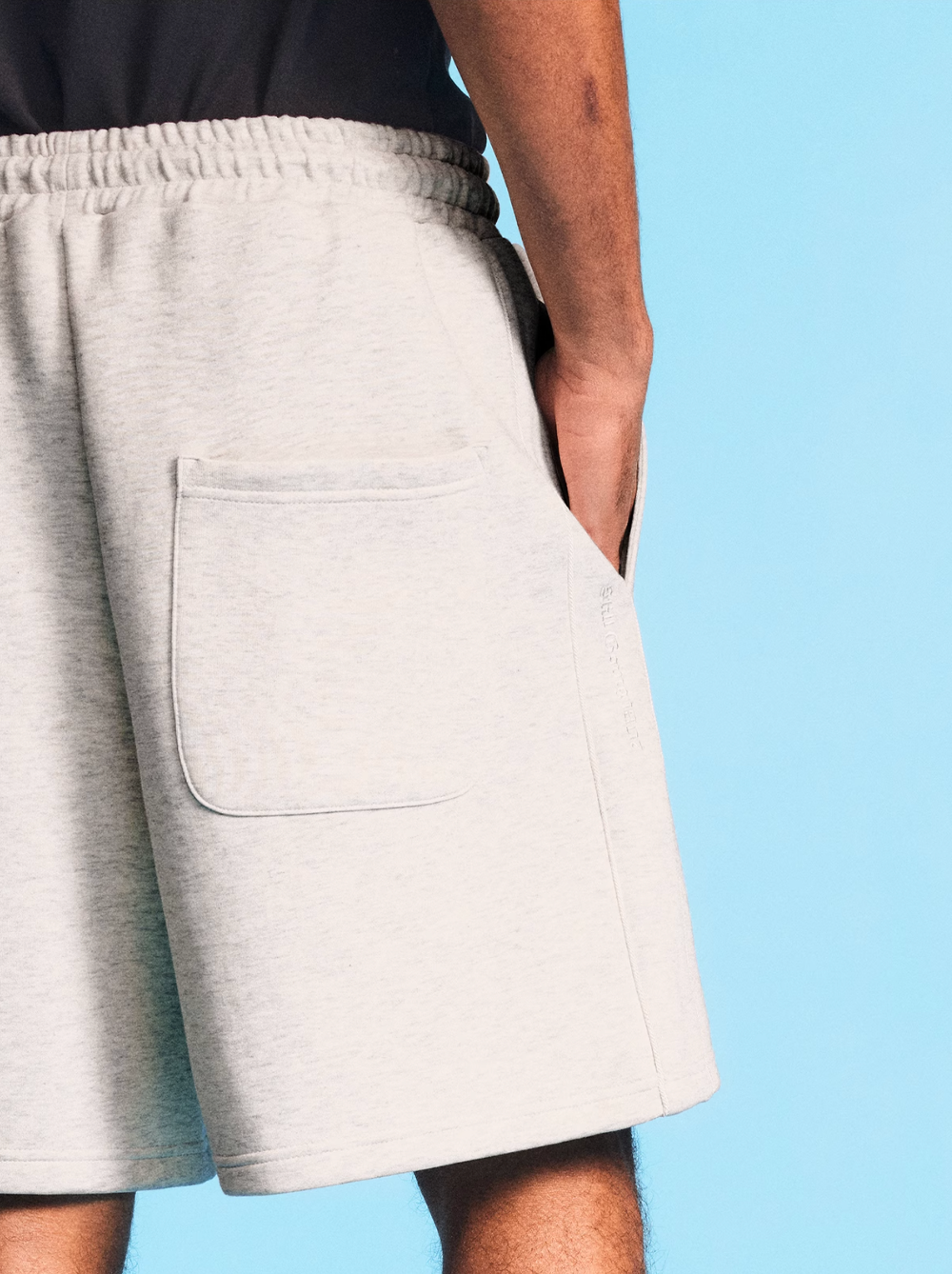 1807 Gothic Logo Embroidered Sweat Shorts | Face 3 Face