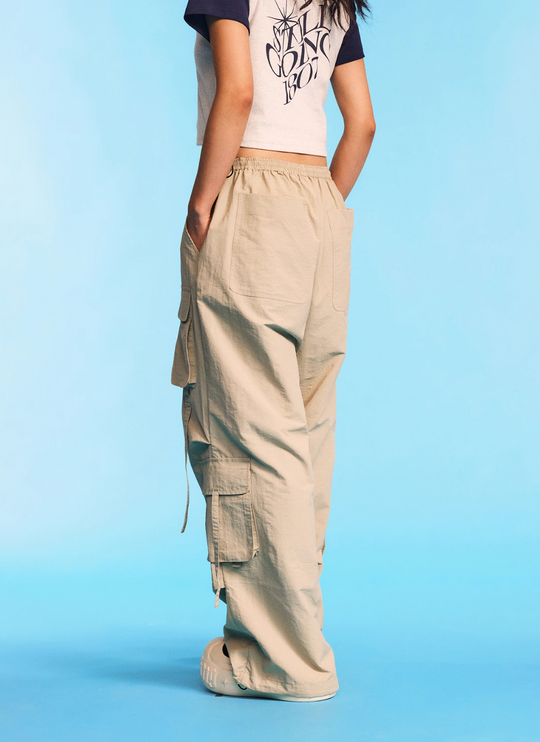 1807 Lightweight Nylon Multi Pocket Cargo Pants | Face 3 Face