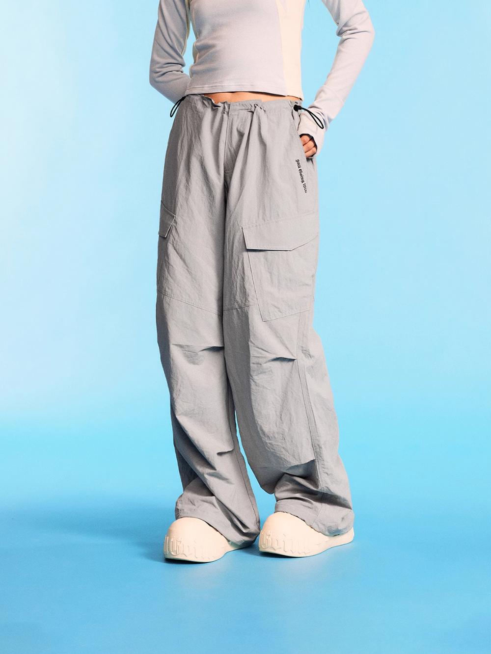 1807 Gothic Basic Logo Lightweight Cargo Pants | Face 3 Face