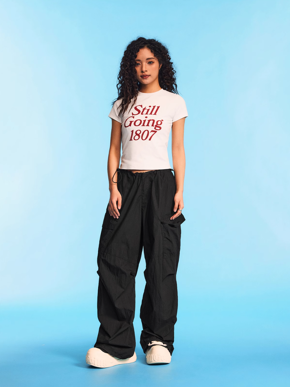 1807 Gothic Basic Logo Lightweight Cargo Pants | Face 3 Face