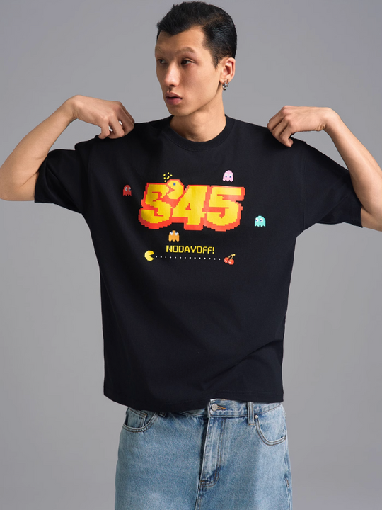 S45 Pacman Game Logo Tee | Face 3 Face