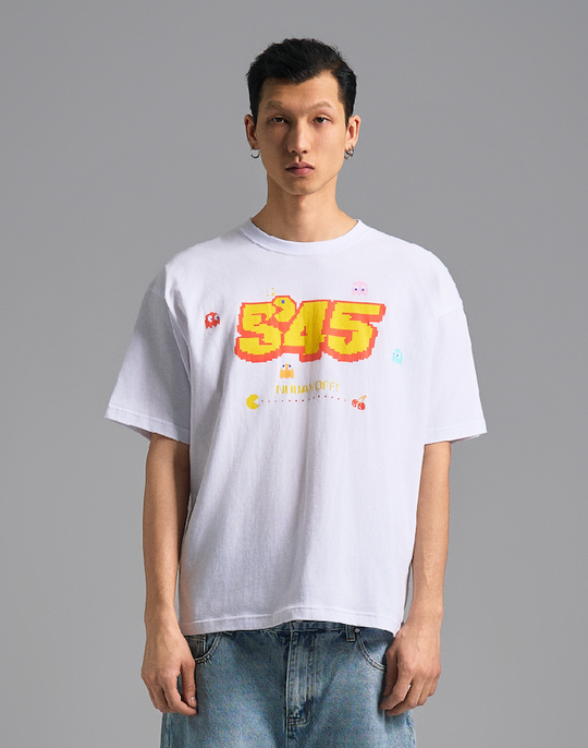 S45 Pacman Game Logo Tee | Face 3 Face