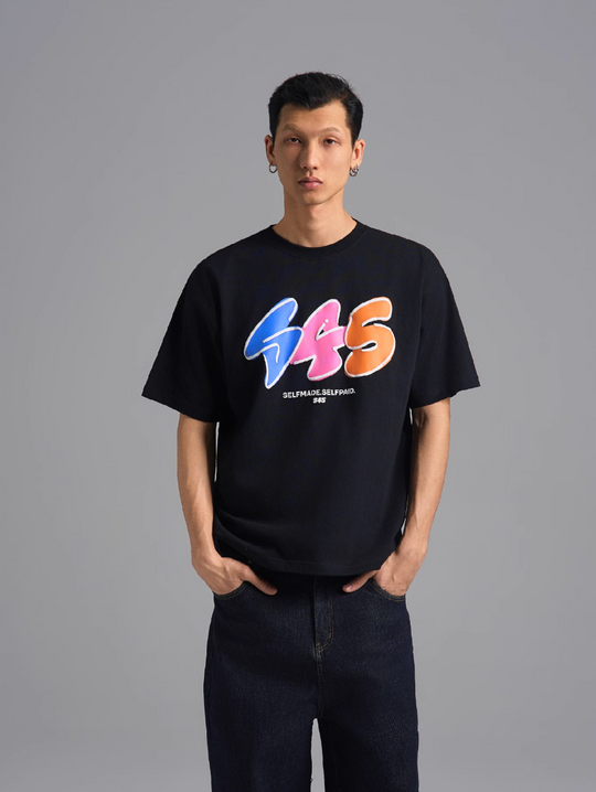 S45 Letter Graffiti Logo Tee | Face 3 Face