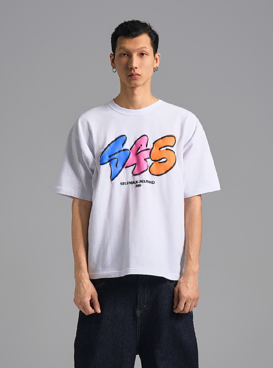 S45 Letter Graffiti Logo Tee | Face 3 Face