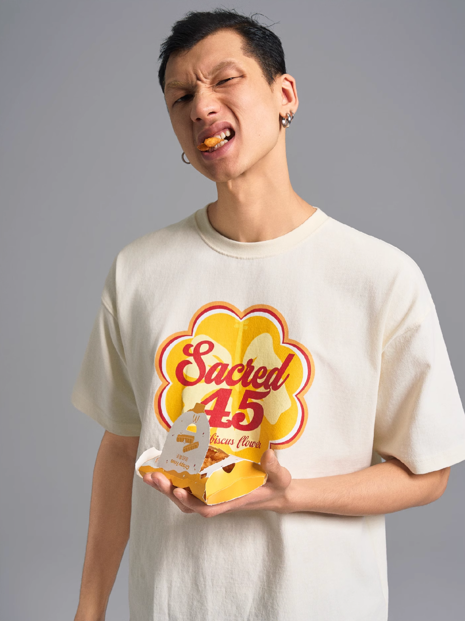 S45 Inspired Logo Print Tee | Face 3 Face