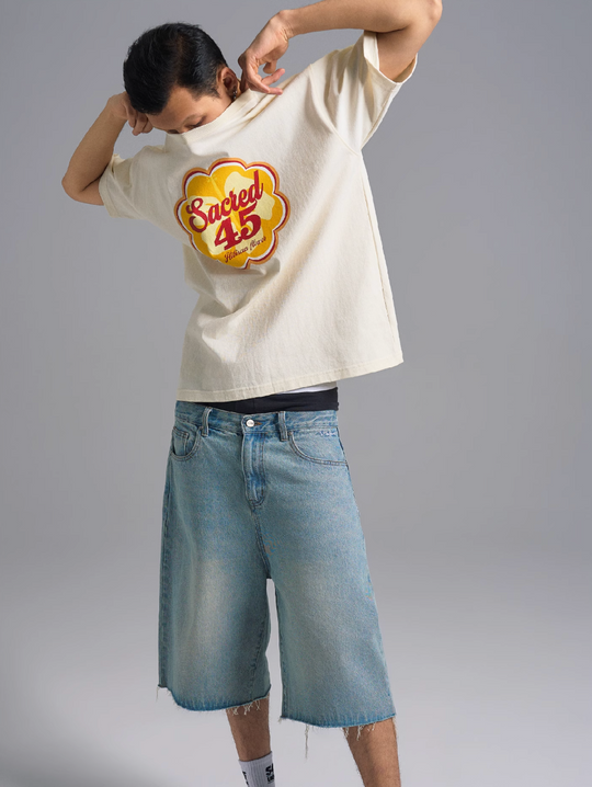 S45 Inspired Logo Print Tee | Face 3 Face