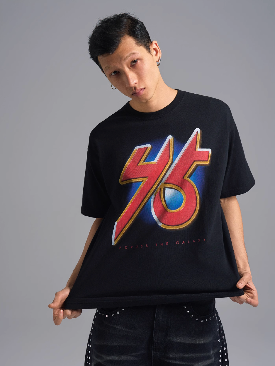 S45 Battle Metal Digital Logo Print Tee | Face 3 Face