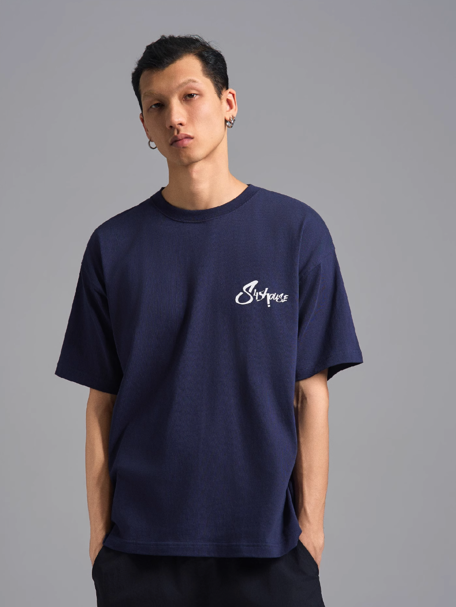 S45 Graffiti Font Logo Print Tee | Face 3 Face