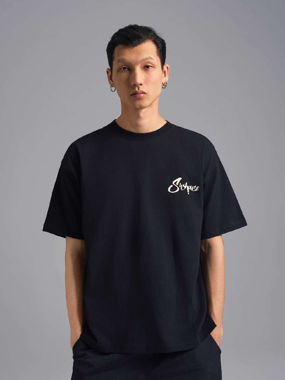 S45 Graffiti Font Logo Print Tee | Face 3 Face