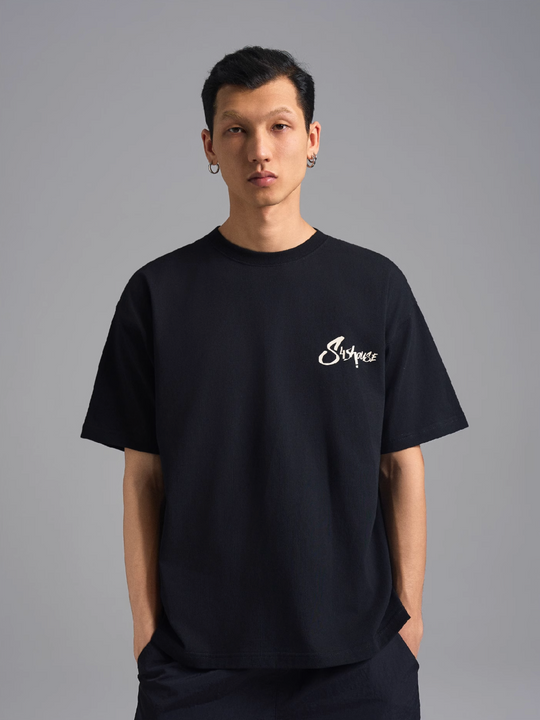 S45 Graffiti Font Logo Print Tee | Face 3 Face