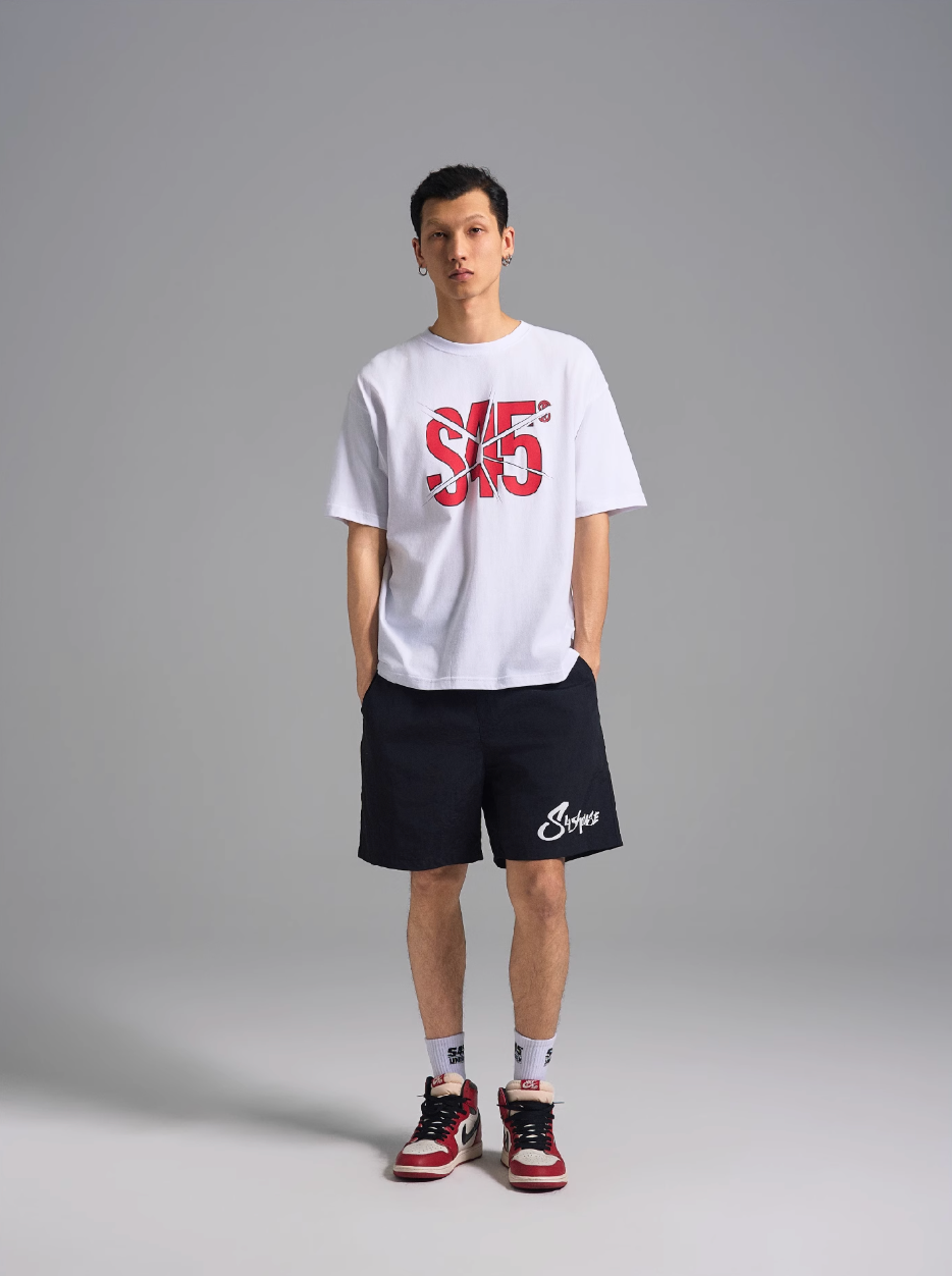 S45 Broken Logo Print Tee | Face 3 Face