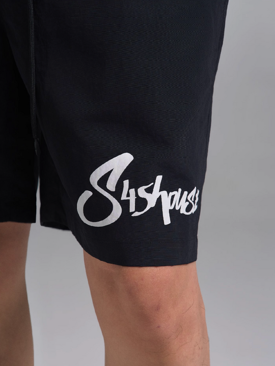 S45 Nylon Logo Print Track Shorts | Face 3 Face