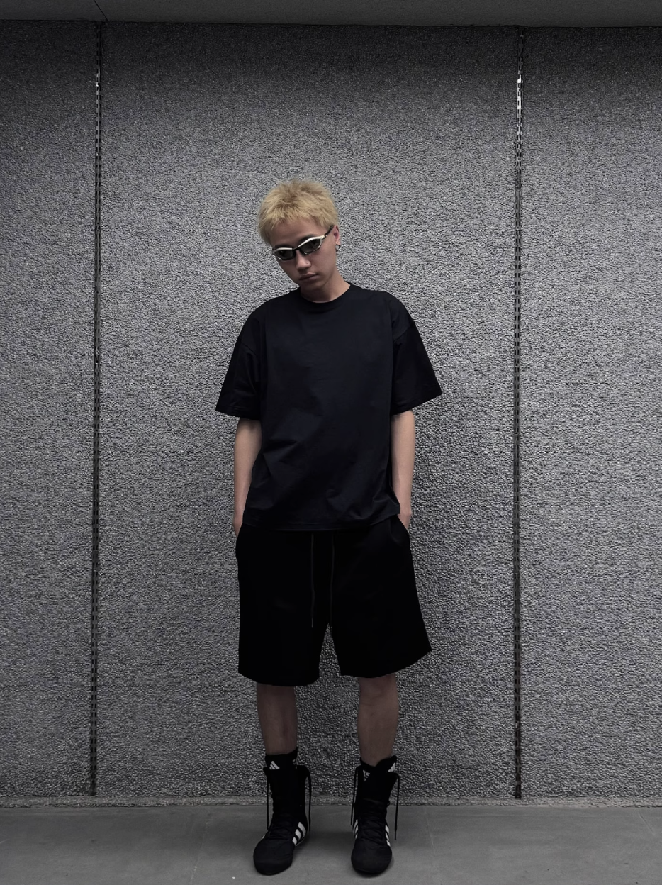 S45 Pleated Sweat Shorts | Face 3 Face