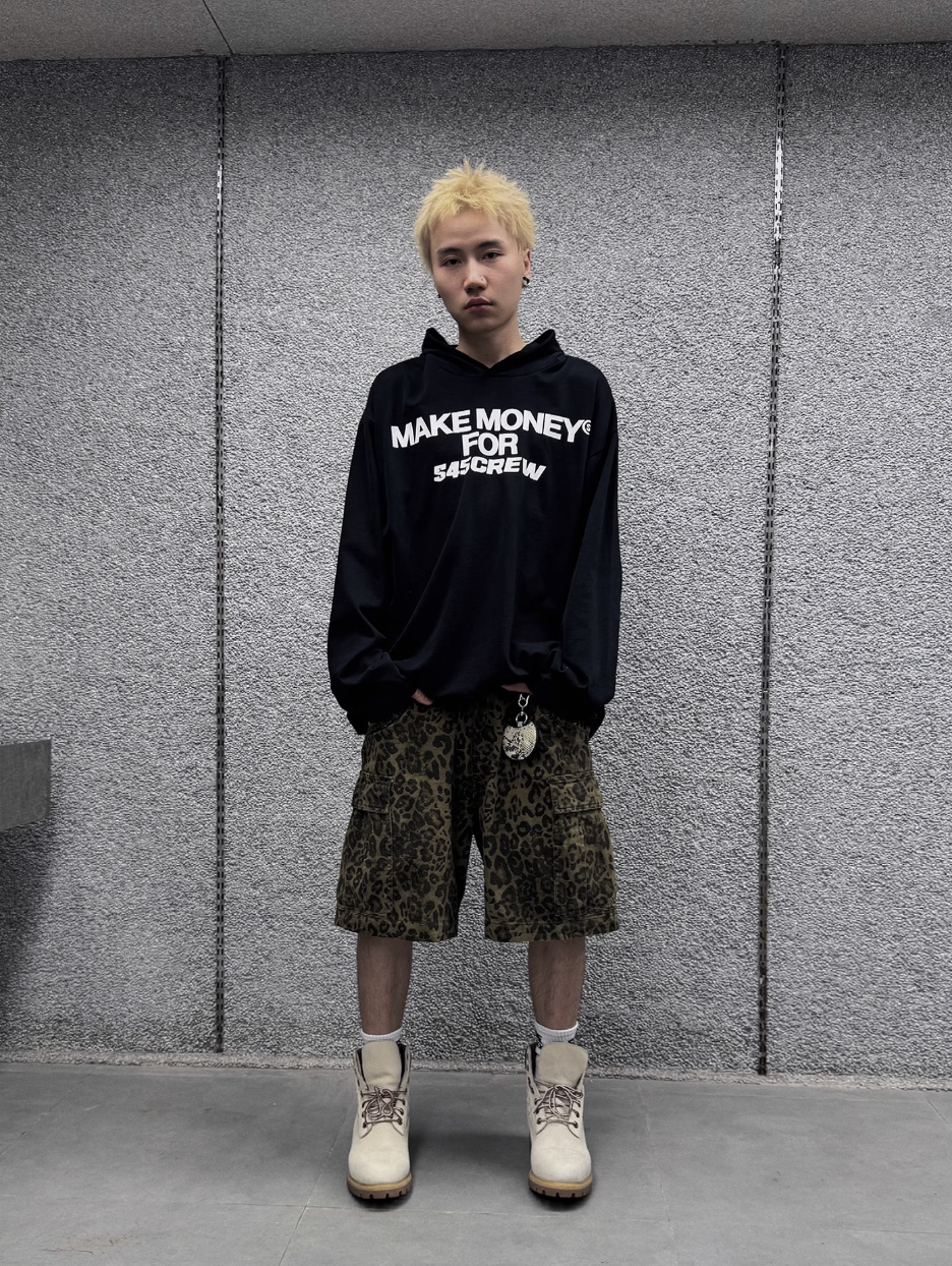 S45 Leopard Cargo Shorts | Face 3 Face