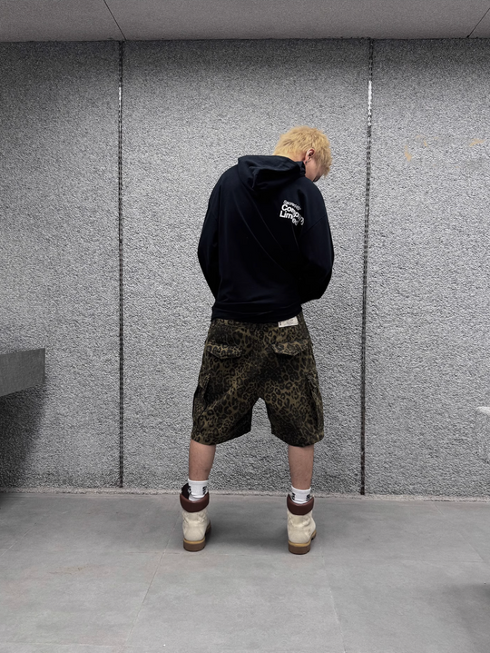 S45 Leopard Cargo Shorts | Face 3 Face