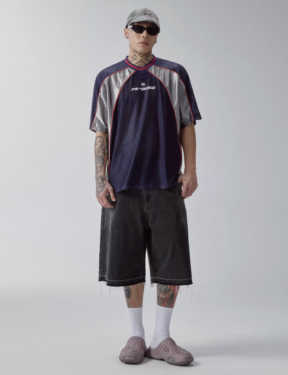 F2CE Contrast Color Mesh Hockey Jersey | Face 3 Face