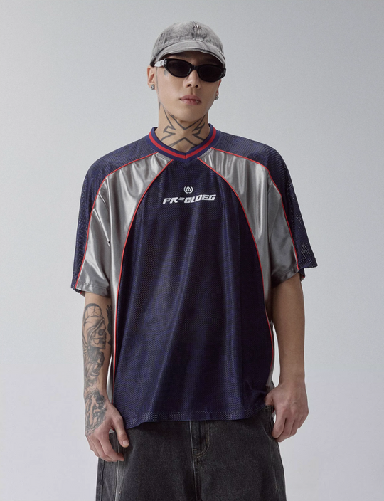 F2CE Contrast Color Mesh Hockey Jersey | Face 3 Face