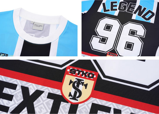 Small Town Kid Striped Soccer Jersey | Face 3 Face