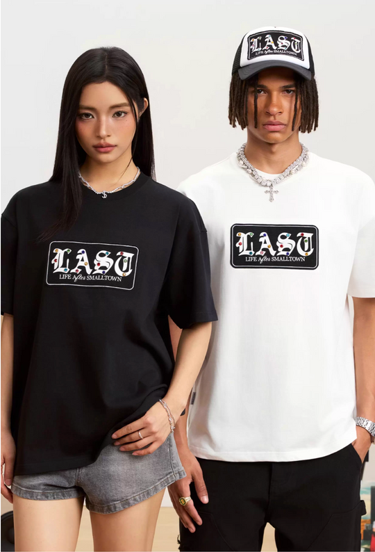 Small Town Kid LAST Multicolor Studded Patch Tee | Face 3 Face