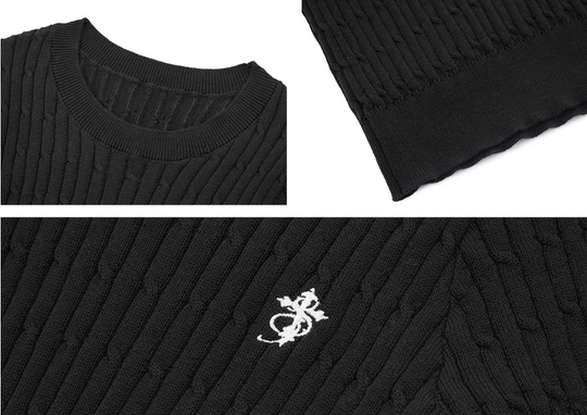 Small Town Kid Twist Knit Slim Fit Short Sleeve Tee | Face 3 Face