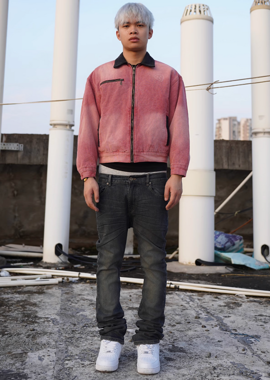 TGFCLUB Washed Detroit Work Jacket | Face 3 Face