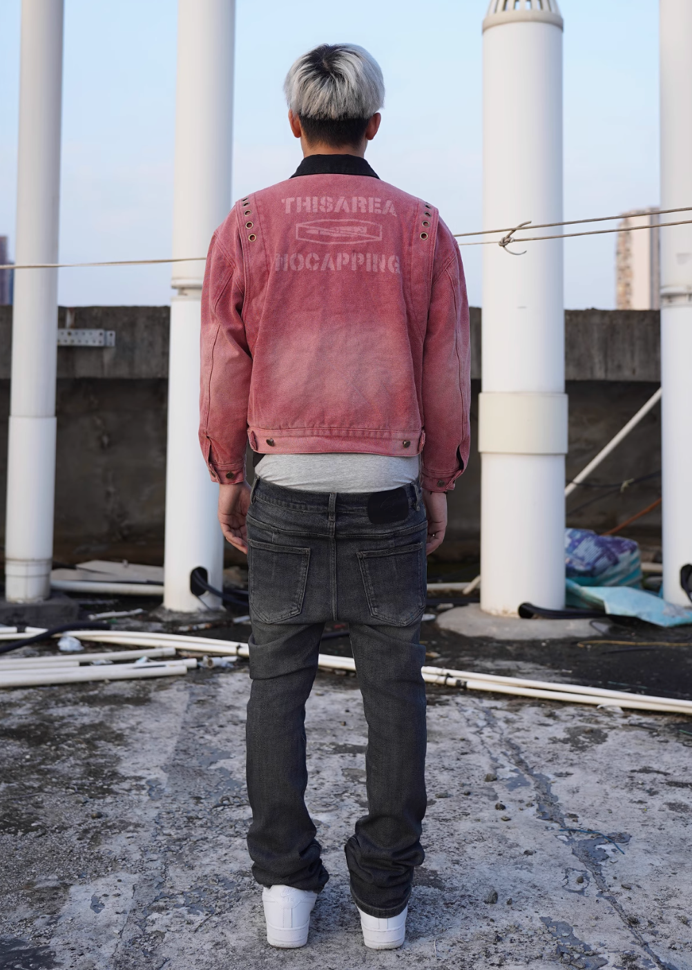 TGFCLUB Washed Detroit Work Jacket | Face 3 Face