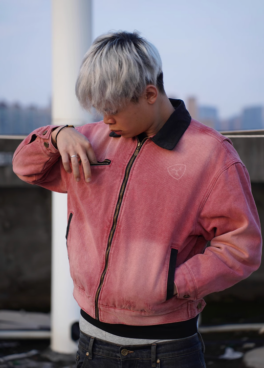 TGFCLUB Washed Detroit Work Jacket | Face 3 Face