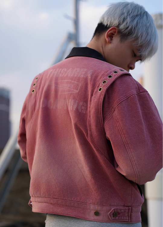 TGFCLUB Washed Detroit Work Jacket | Face 3 Face