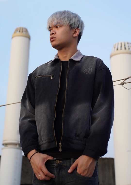 TGFCLUB Washed Detroit Work Jacket | Face 3 Face