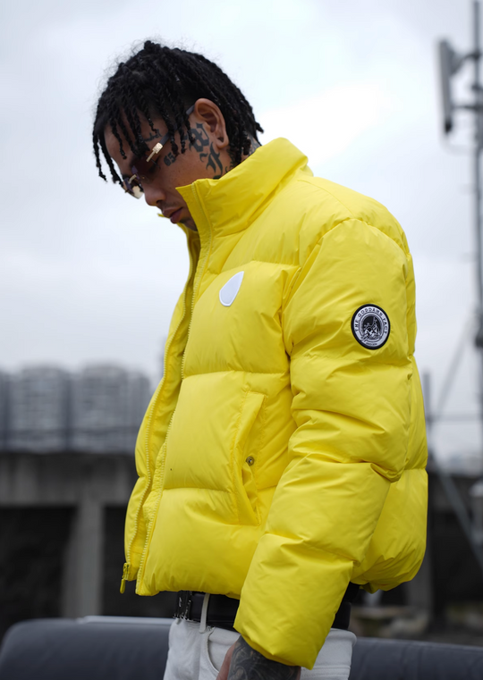 TGFCLUB Embroidered Short Down Jacket | Face 3 Face