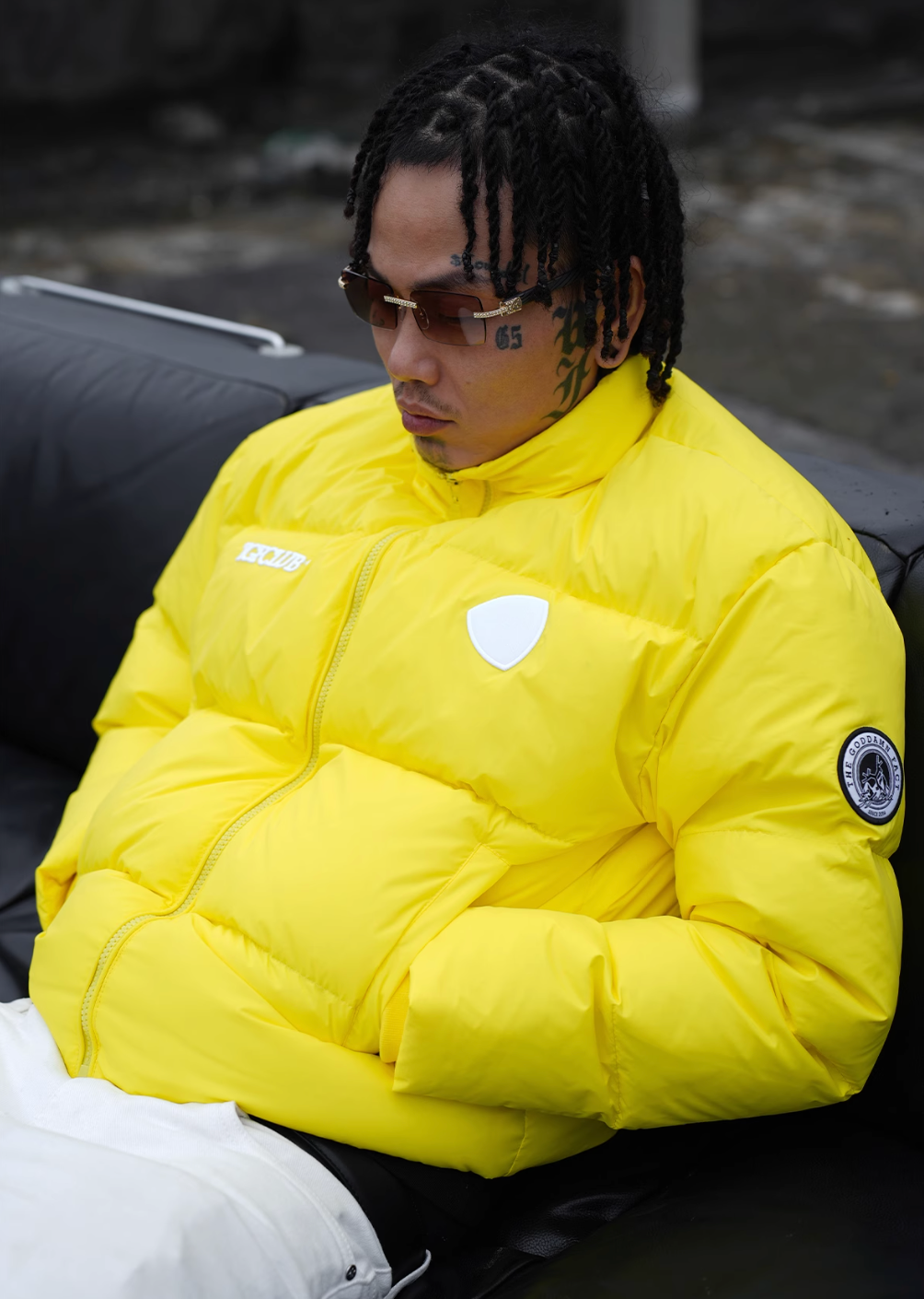 TGFCLUB Embroidered Short Down Jacket | Face 3 Face