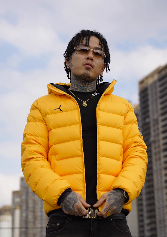 TGFCLUB Slim Hooded Down Jacket | Face 3 Face