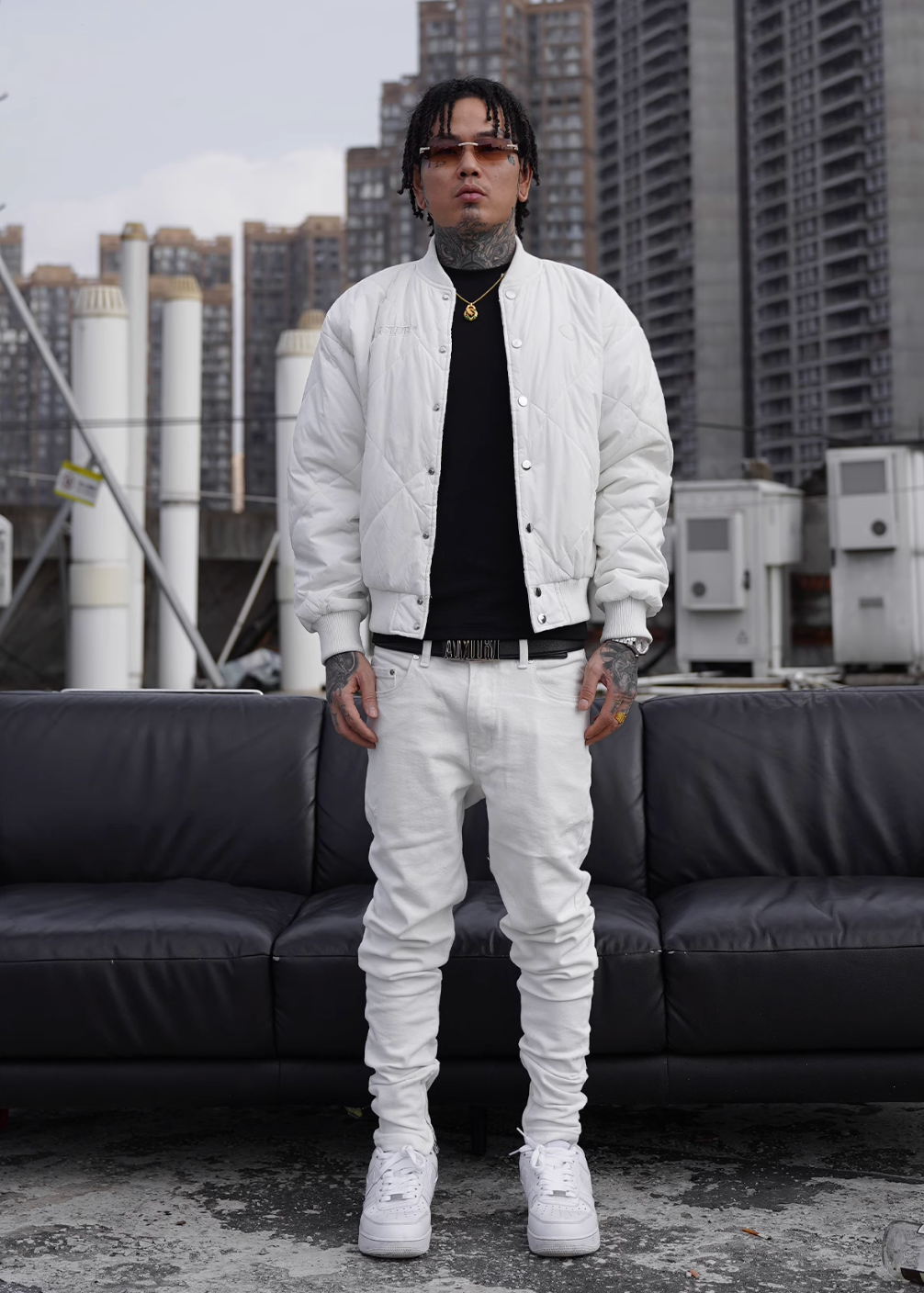 TGFCLUB Embroidered Quilted Jacket | Face 3 Face