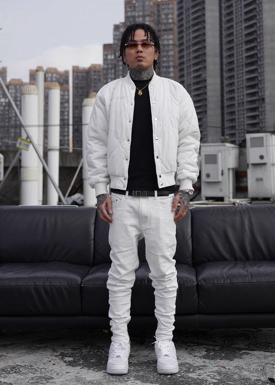 TGFCLUB Embroidered Quilted Jacket | Face 3 Face