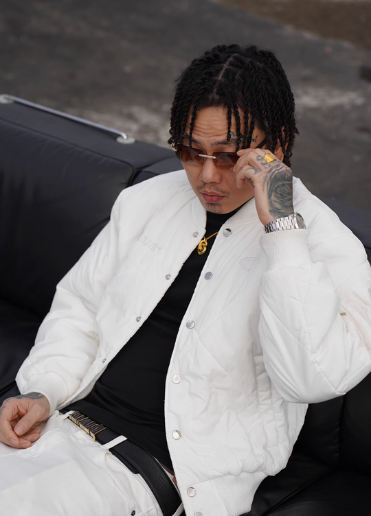 TGFCLUB Embroidered Quilted Jacket | Face 3 Face