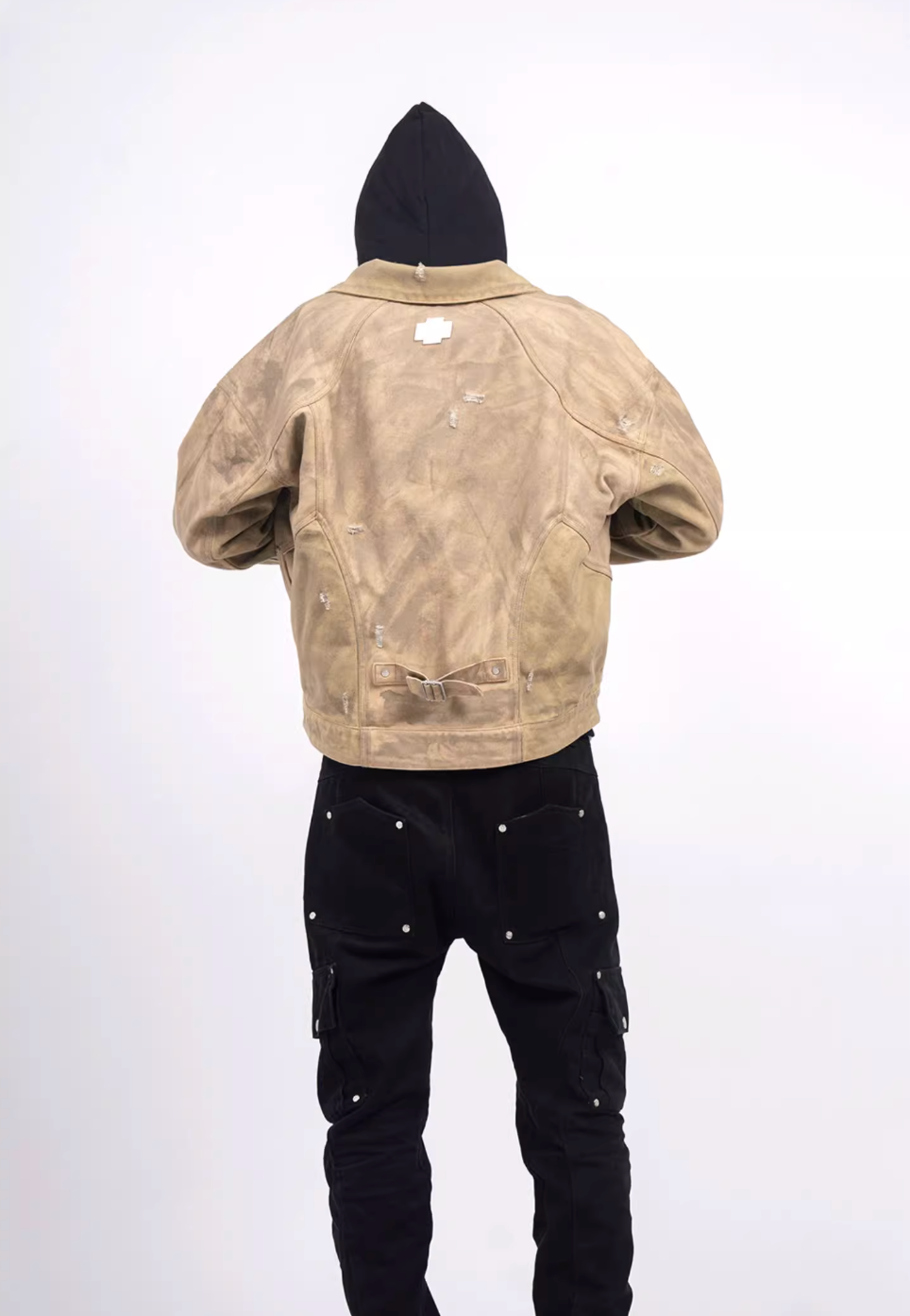 TGFCLUB Aged Washed Canvas Denim Jacket | Face 3 Face