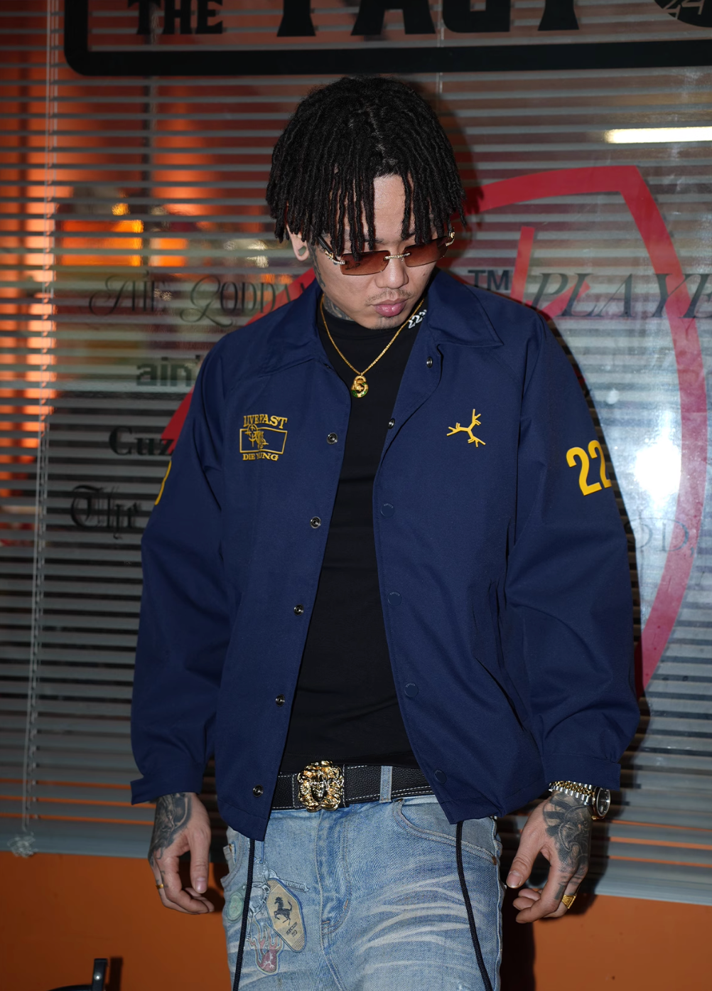 TGFCLUB 223 Print Coach Jacket | Face 3 Face