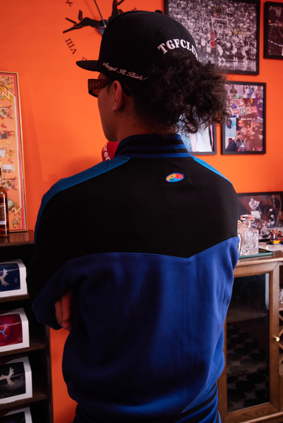 TGFCLUB Contrast Patchwork Track Jacket and Track Pants | Face 3 Face